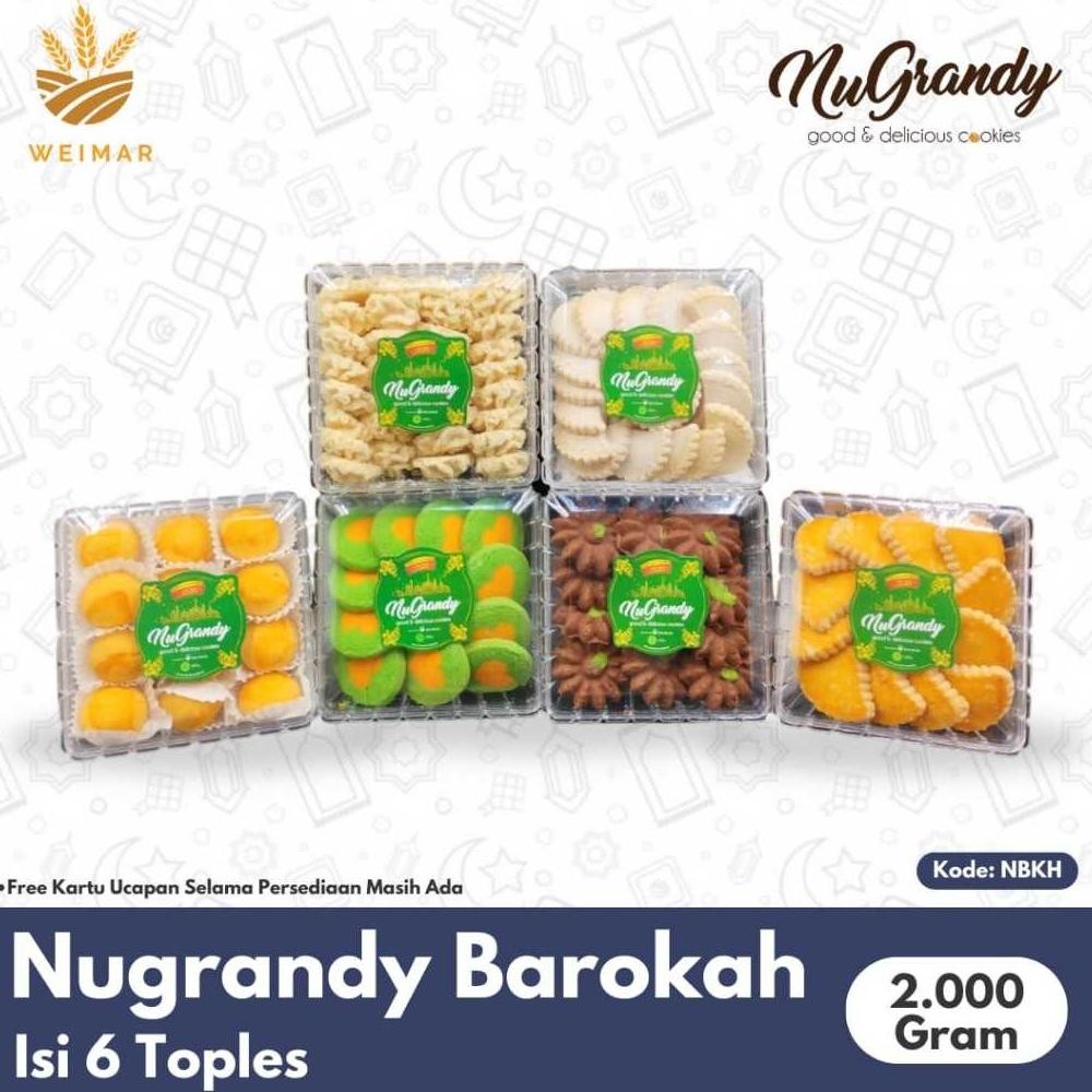 

CR - Nugrandy Barokah - isi 6 Toples Cookies TERLARIS