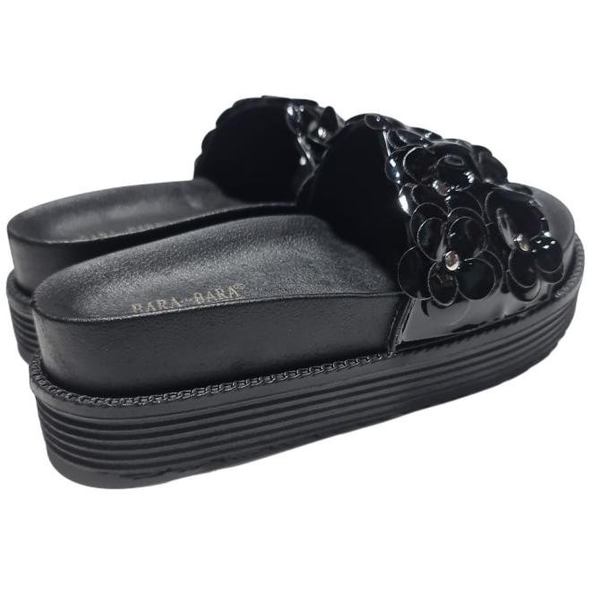 Jelly Sandal Wedges Selop Bara Bara Wanita Karet Import Bbj28Kbdg