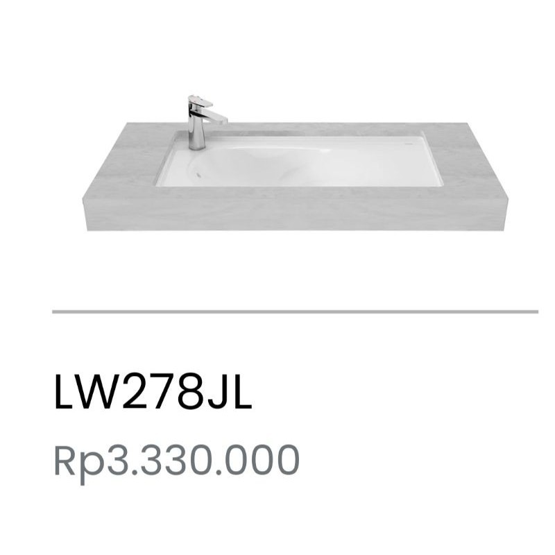 WASTAFEL TANAM BY TOTO LW278JL