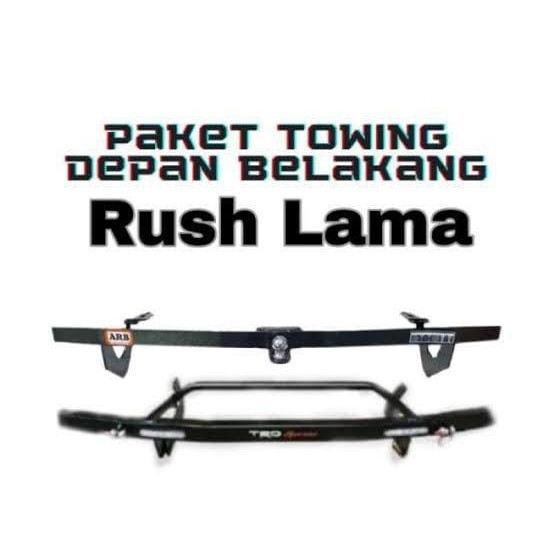 PAKET TANDUK DEPAN+TOWING BELAKANG ARB UNTUK MOBIL RUSH/TERIOS LAMA