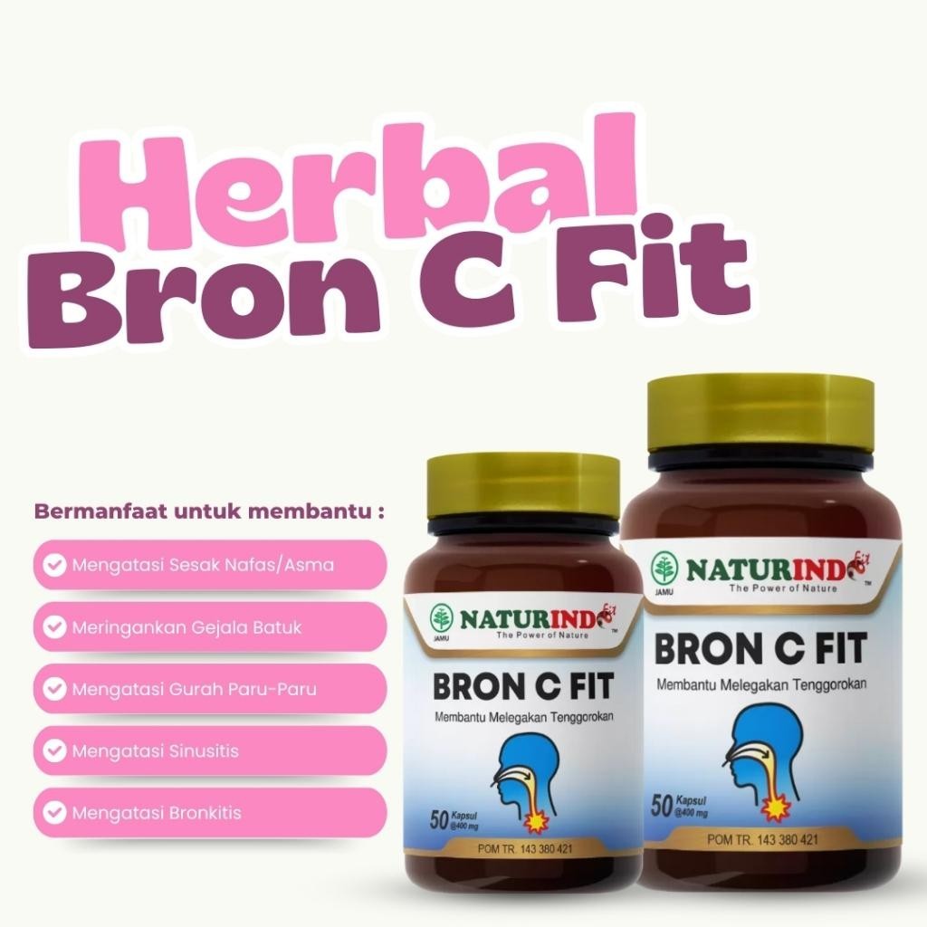 BRON C FIT NATURINDO OBAT NGOROK MENDENGKUR SAAT TIDUR