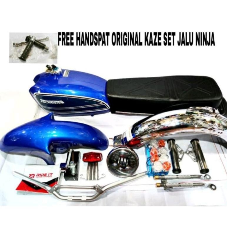 Barang Murah.Co Paket Body Cb 100 125- Tangki Cb - Jok Cb - Stoplamp Cb Body Set Komplit Cb 125 Terl