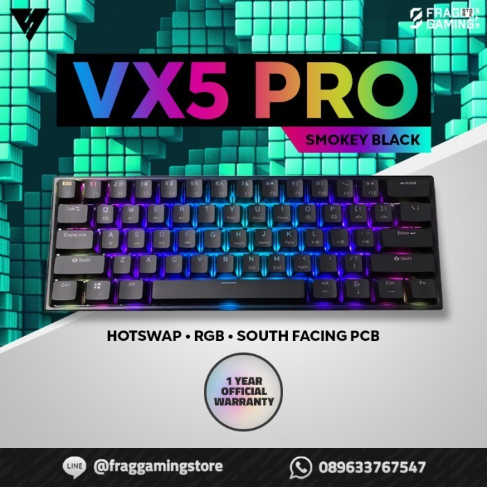 Promo Vortexseries Vx5 Pro Rgb Mechanical Gaming Keyboard Vortex Vx-5