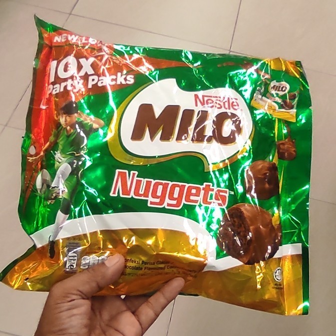 

^^^^^] MILO NUGGETS PARTY PACKS ISI 12x15 GR