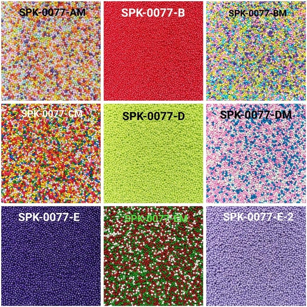 

New Gr-Spk-0077 Sprinkles Sprinkle Sprinkel 1Kg 1 Kg Kilo Mutiara Kecil 2Mm Grosir Murah Trimit Hiasan Kue Terlaris