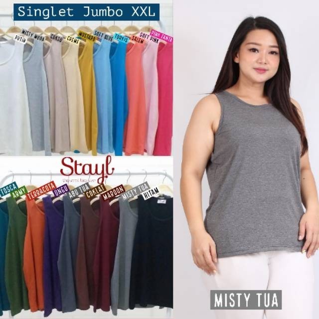 PROMO STAYL BIGsize - Kaos UCanSee Wanita 20 Warna You Can See Jumbo Silahkan diorder