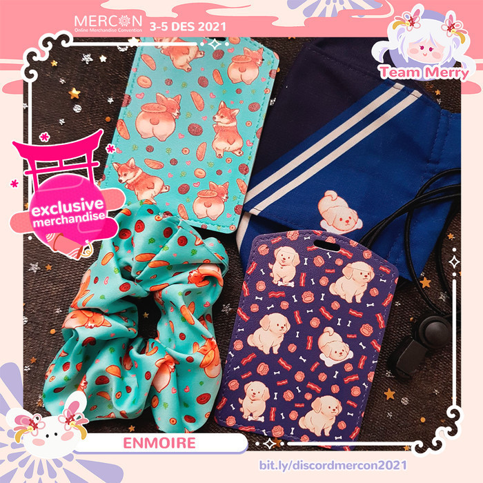 

BARANG TERLARIS Doggo Card Holder, Mask, Scrunchie