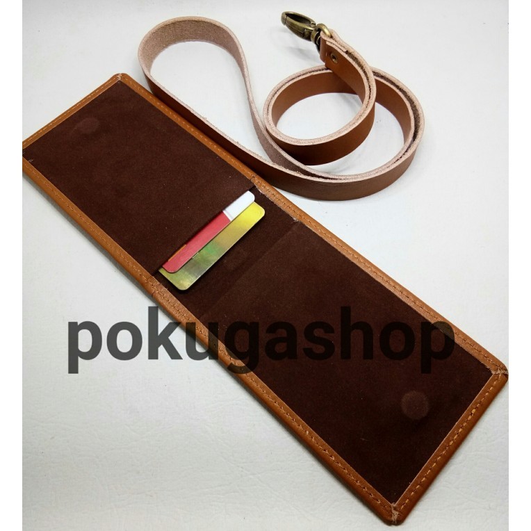 

BARANG TERLARIS nametag kulit asli /name tag kulit /id card holder/id tag holder kulit