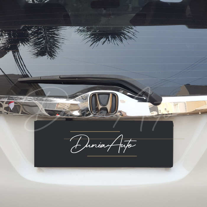 EMBLEM LOGO BLACK CHROME HONDA JAZZ GK5 BELAKANG