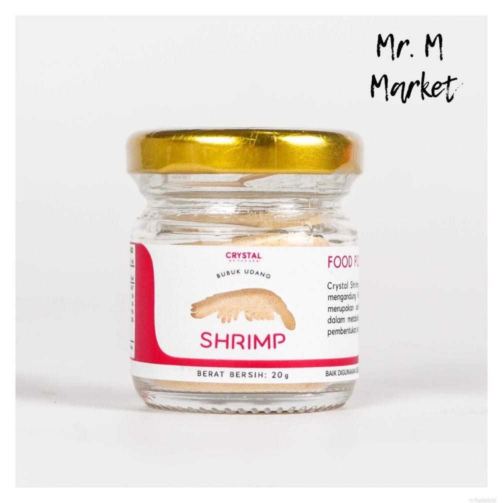

New Shrimp Food Powder 20G Crystal Of The Sea Bpom Certified Bubuk Udang Rebon / Kaldu Umami Gtm Terlaris
