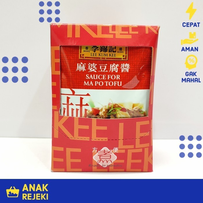 

Mapo Tofu Lkk box 80gr x 12 - Sauce for Ma Po Tofu Tahu Lee Kum Kee