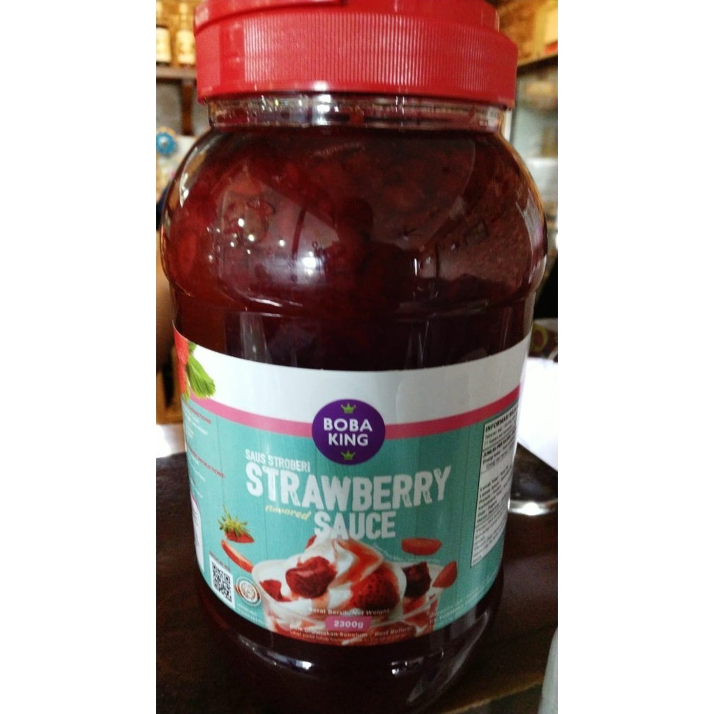 

BOBBA / BOBA KING STRAWBERRY SAUCE JAM / SAUS BUAH STROBERI 2300gr