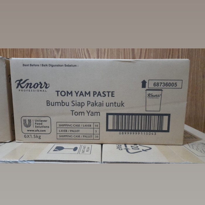 

Knorr Tom Yum Paste 6x1,5kg / Bumbu tom yum soup