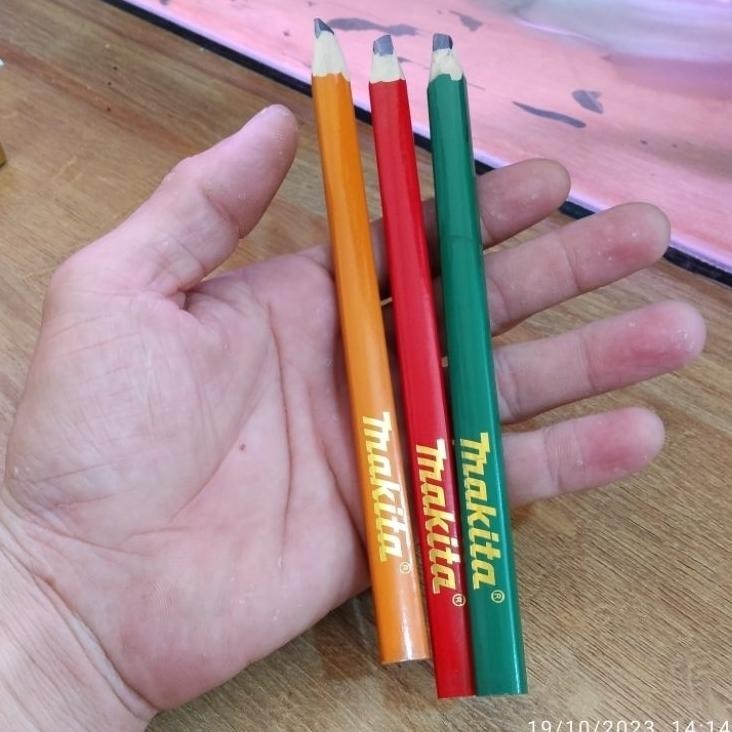 

Pensil Makita Panjang 18Cm / Pensil Tukang Merk Makita Asli Q107