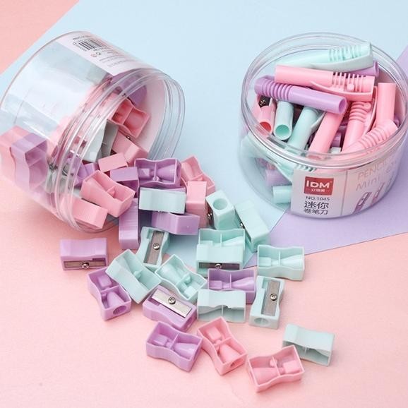 

Mini Pensil Sharpener Macaron Color / Rautan Asahan Kecil Warna Pastel Macaron Q138