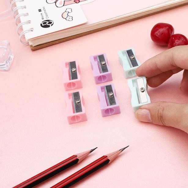 

Mini Pensil Sharpener Macaron Color / Rautan Asahan Kecil Warna Pastel Macaron Q206