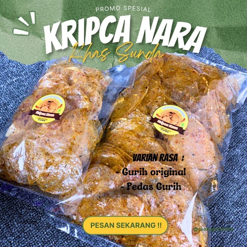 

Kripca Nara 1 Kg |Keripik Kaca |Makanan Ringan