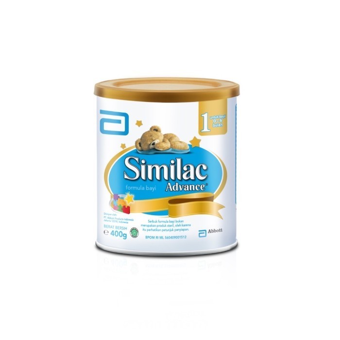 

Similac Advance 1 400 G (0-6 Bulan) Susu Formula Bayi