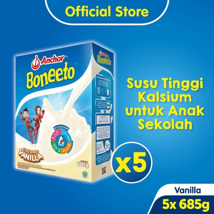 

Boneeto Susu Bubuk Vanila 5 X 685G - Daya Pikir Dan Tubuh Aktif