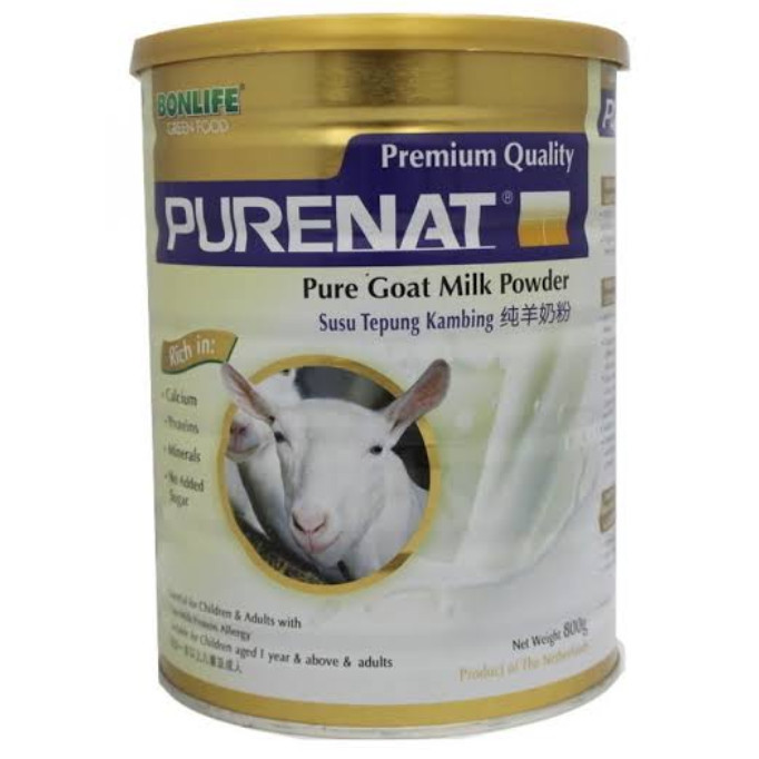 

Purenat Goat Milk Powder Premium 800Gr