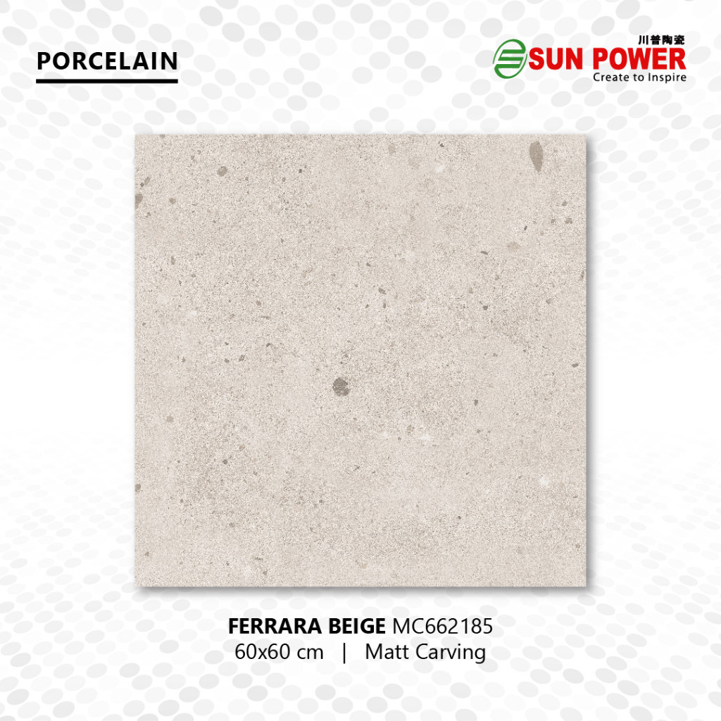 Granit Lantai Anti Slip Matt R12 - Ferrara 60x60 Sun Power