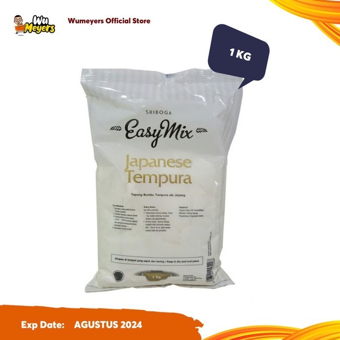 

HOT PROMO Tepung Easymix Japanese Tempura 1kg Sriboga