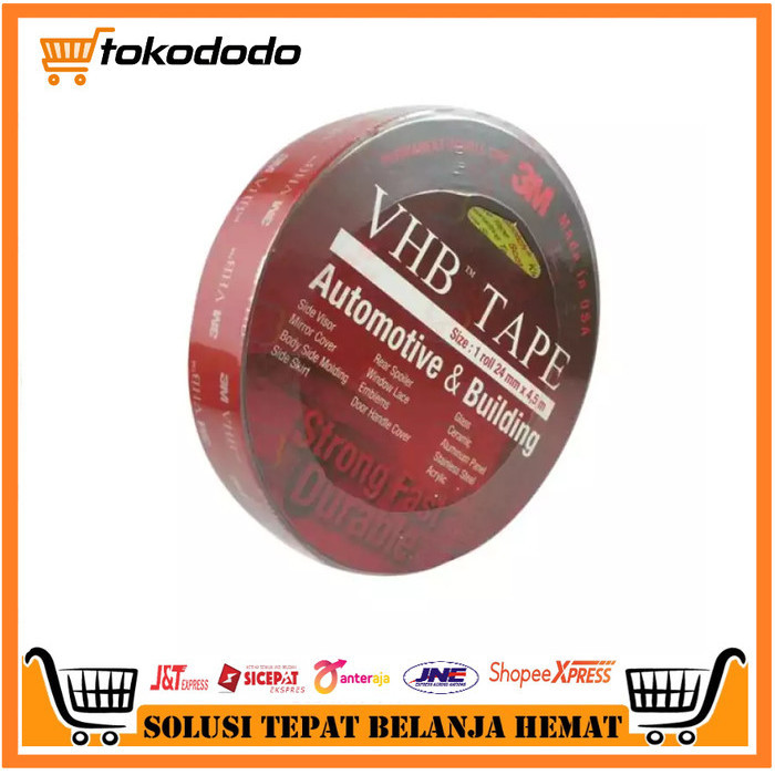 

Double Tape Automotive 4900 size 12mm x 4.5m 3M HOT PROMO