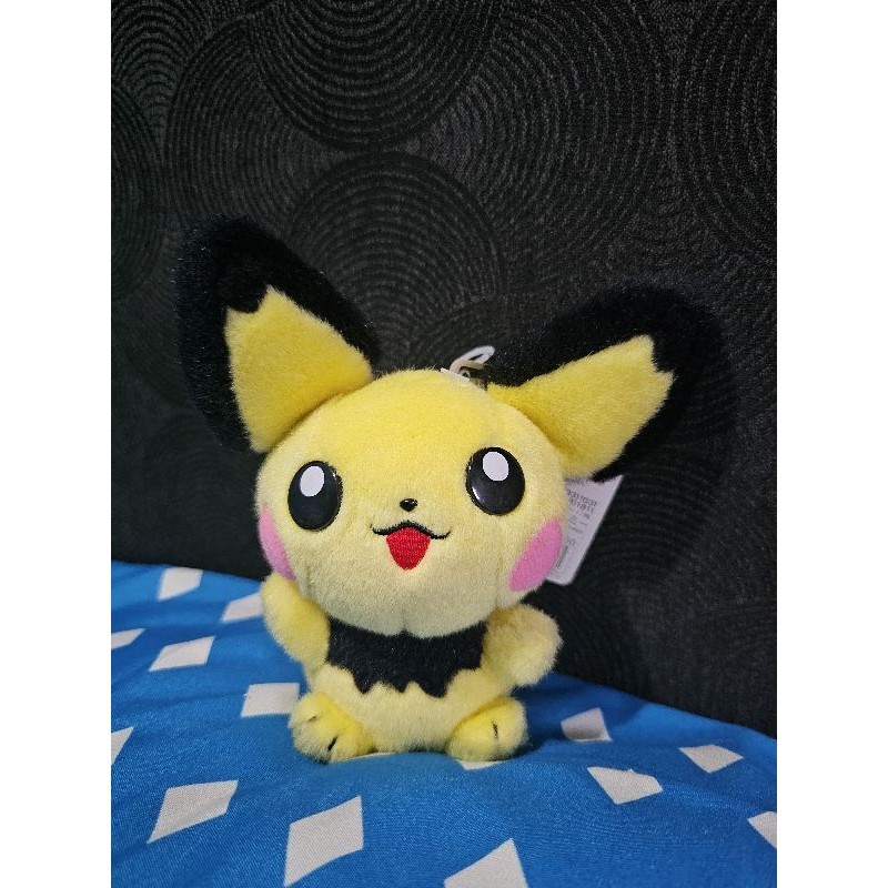 Boneka Pokemon Pichu - Tomy Jadul Newtag