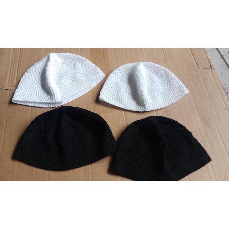 Cod Topi Pria Cap Miki Hat / Topi Kopiah Polos Keren Topi Hijrah Dewasa