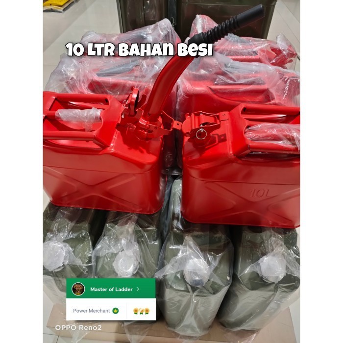 Jerigen Besi Jerigen Bensin Krisbow 10 L / Jerry Can Jerigen Bensin