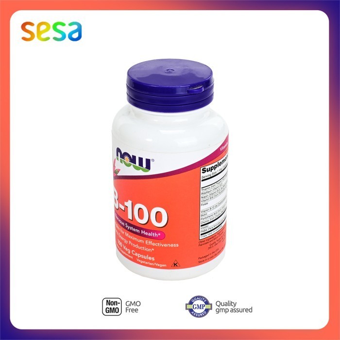 Now B-100 100 Vcaps (Vitamin B)