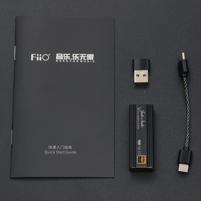 Fiio Ka3 Portable Hi-Res Usb Dac Amplifier Usb-C To 3.5Mm 4.4Mm
