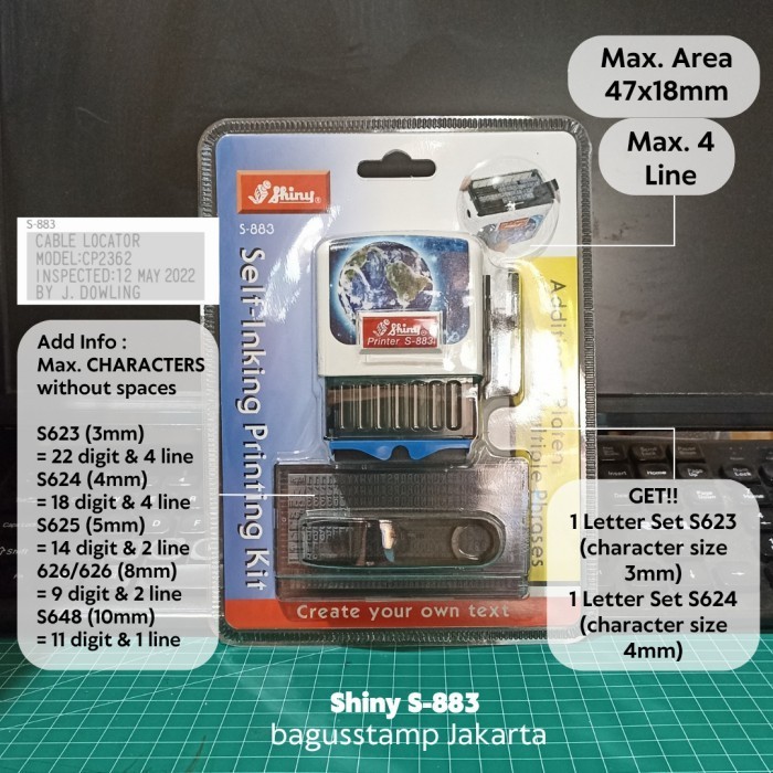 

Terlaris Stempel Shiny S-883 S 883 / Stempel Bongkar Pasang SALE