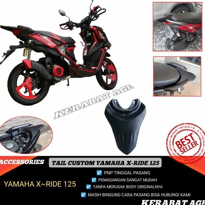 Aksesoris X Ride 125 New Custom Buntut Ekor Tril Trail