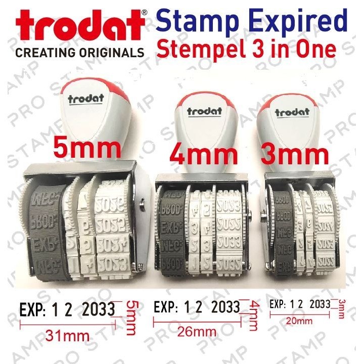 

Terlaris Stempel Expired / EXP Format Bulan & Tahun tinggi 3mm SALE
