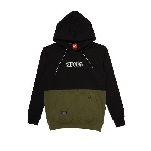 Bloods Reg Sweater Hoodie Normoz 03 Black Green