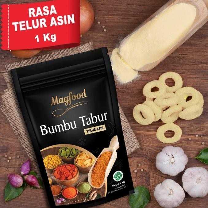 

Magfood Bumbu Tabur Rasa Telur Asin 1 Kg L21JA