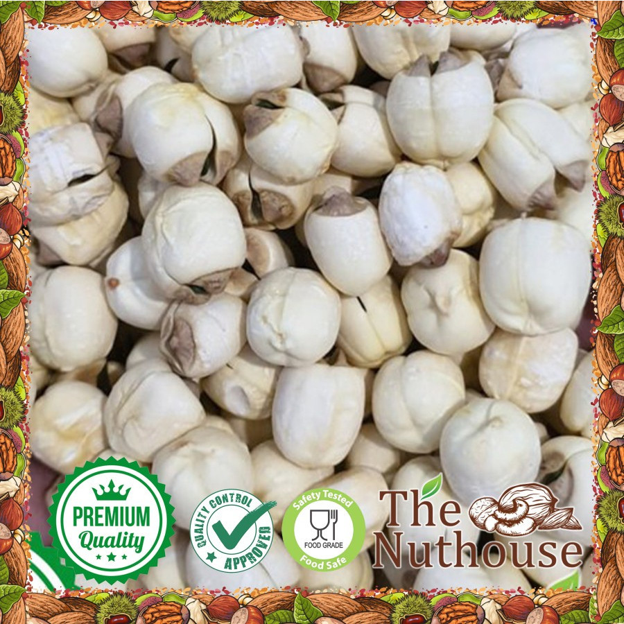 

1kg White Lotus Seeds / Biji Bunga Teratai / Lian Zi [PREMIUM]