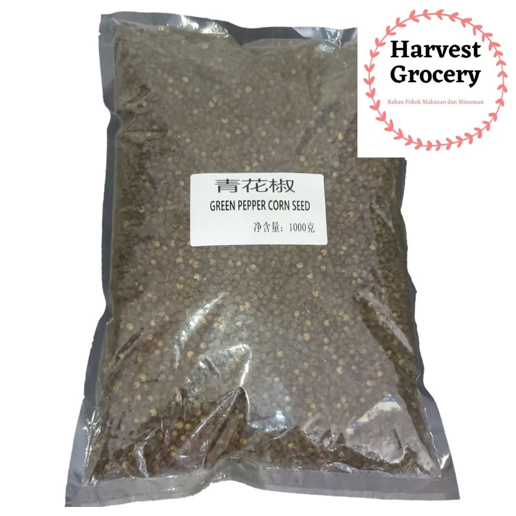 

Green Paper Corn Seed / Biji Mala Hijau 1KG