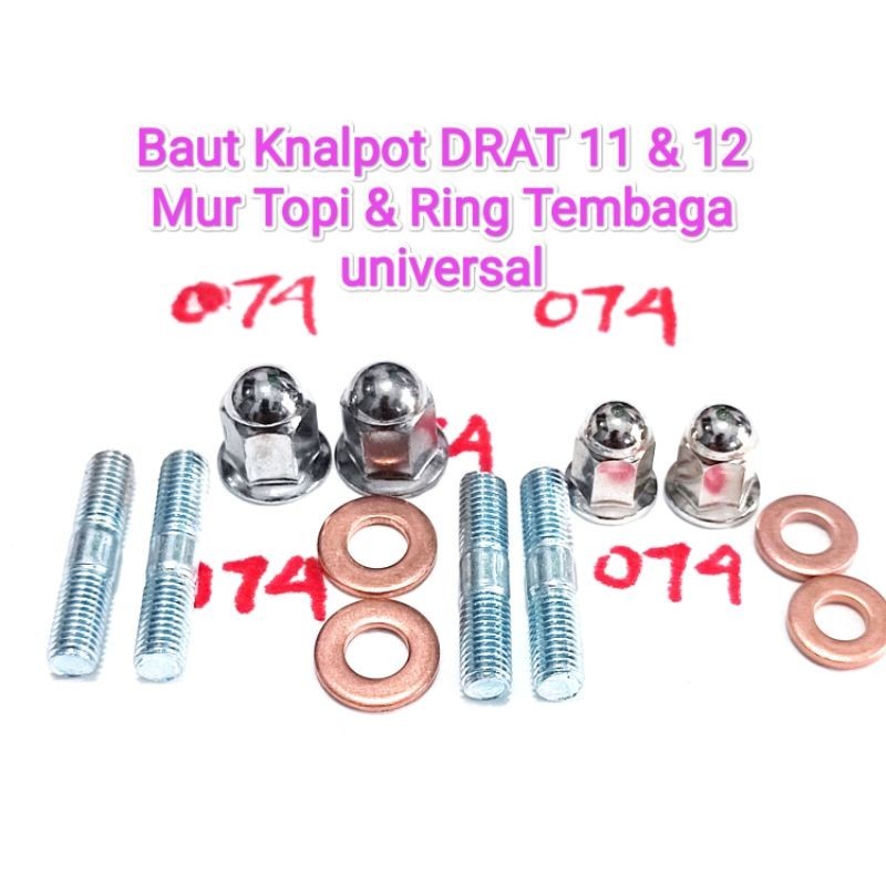[COD] BAUT KNALPOT M7 BAUT KNALPOT M8 UNIVERSAL BAUT KNALPOT HONDA PCX VARIO BEAT GENIO BAUT KNALPOT