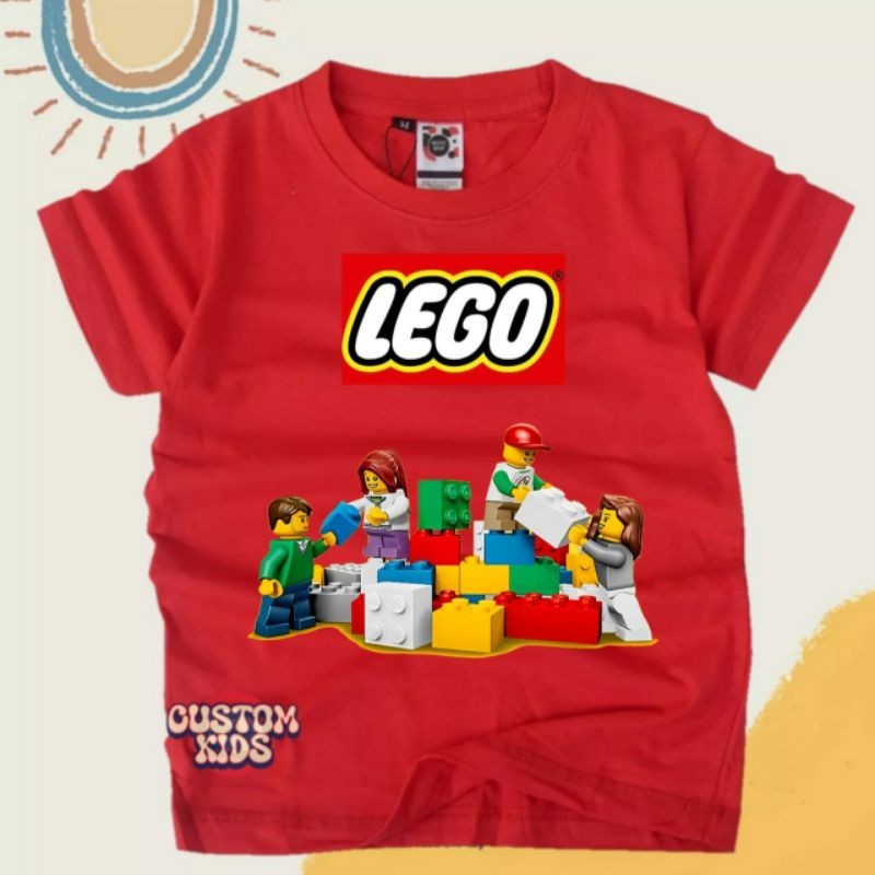 baju atasan kaos anak LEGO laki laki perempuan