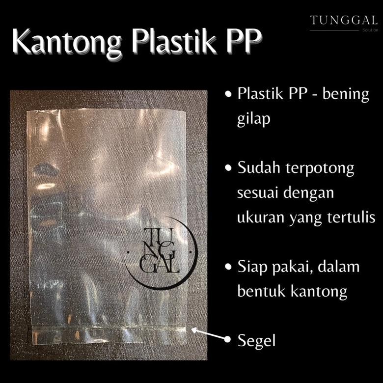 Diskon Besar (Grosir - Per 5 Pack) Kantong Plastik Pp - Siap Pakai. Ukuran 10X17; 10X20; 10X22; 11X1