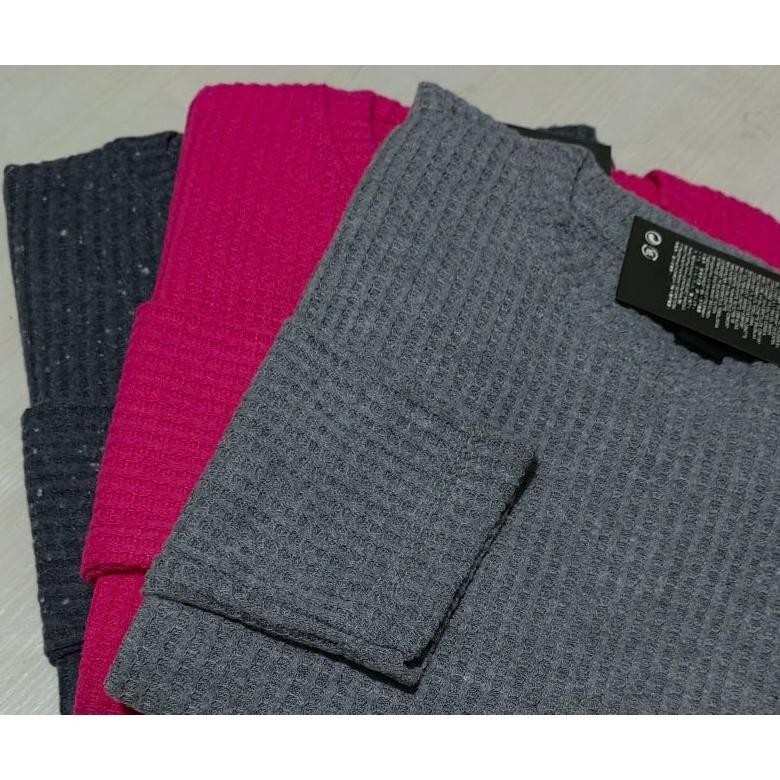 Kaos Wafer Lengan Panjang / Kaos Wafer Tawon / Kaos Tebal / Kaos Wafer / Kaos Lengan Panjang