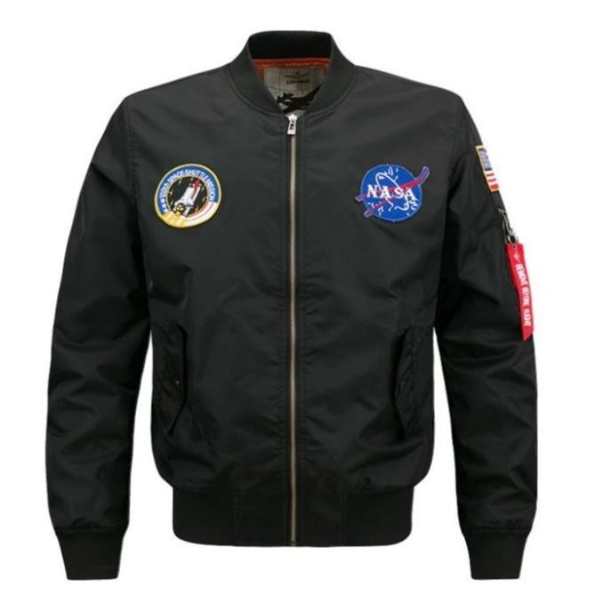 NASA BOMBER JACKET || NASA BOMBER || JACKET PILOT SZ M - XL PRIA DAN SYARIFAHKHANSA17