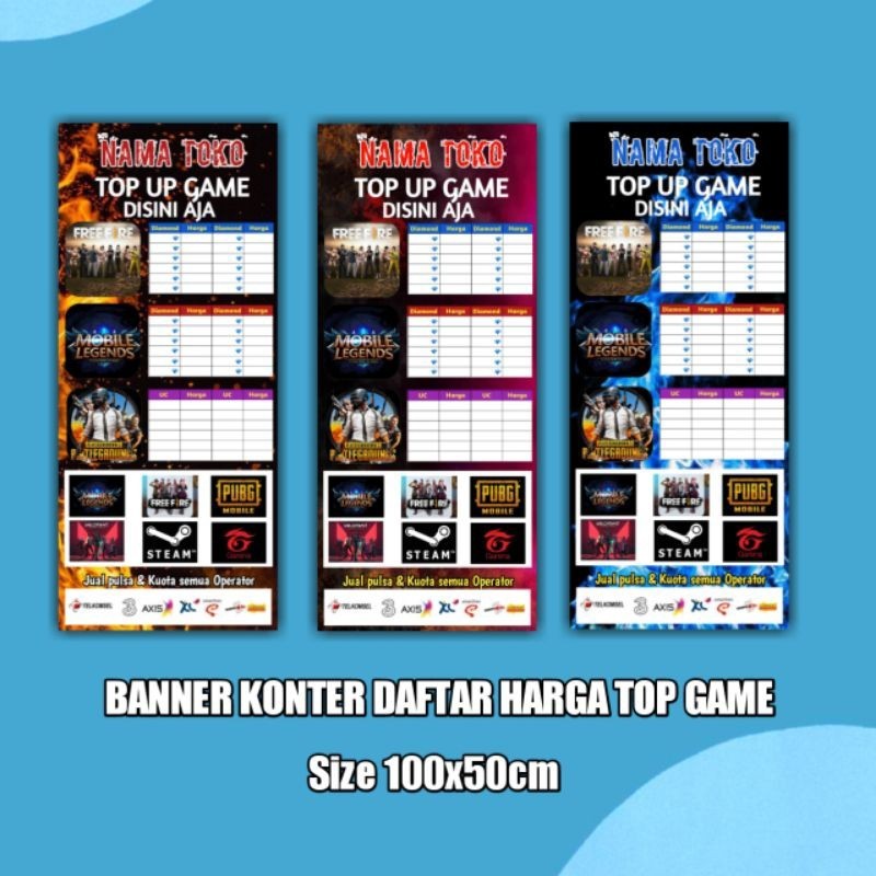 /Spanduk Konter Top Up Game