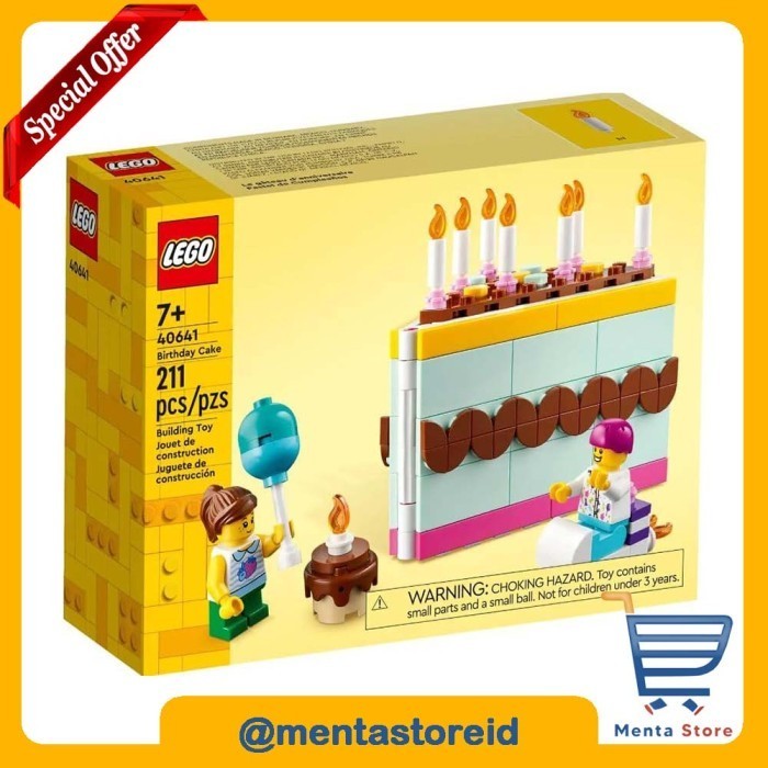 TERBARU LEGO Seasonal 40641 Birthday Cake