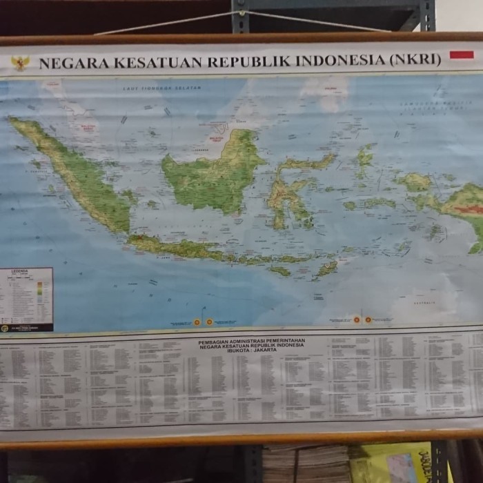 Peta Indonesia Nkri Bingkai Sedang