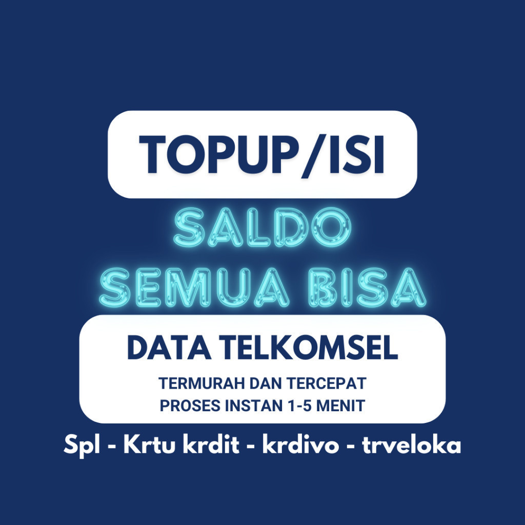 

Akunwisudatop Up Isi Ulang Semua Jenis Saldo Trusted