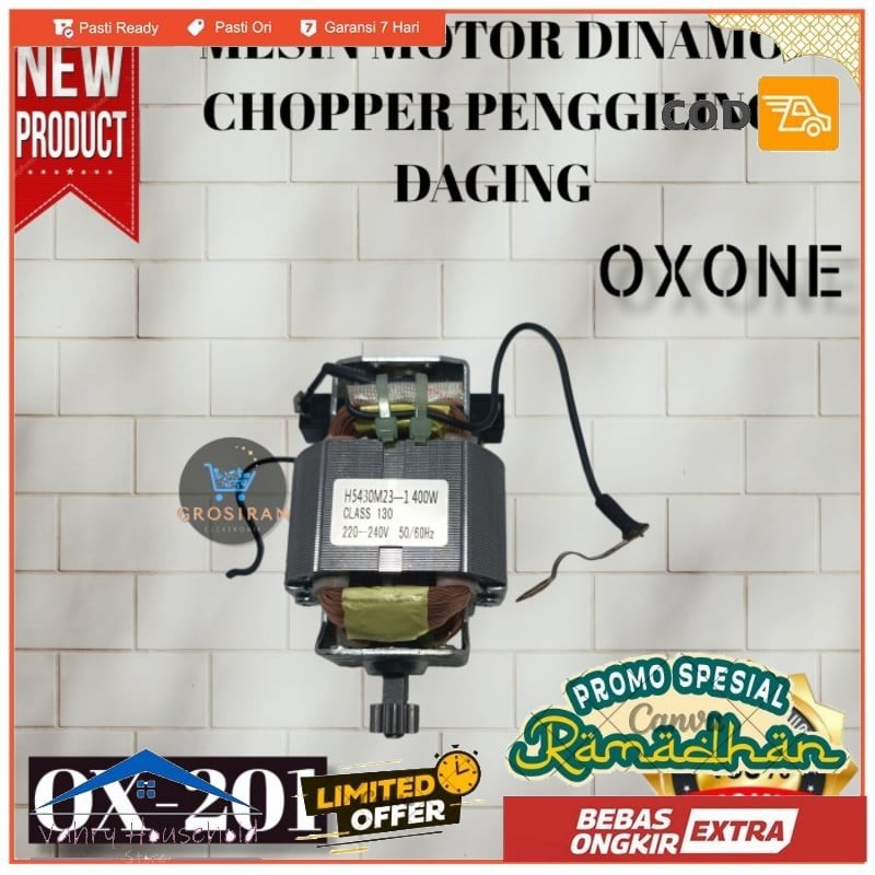 MESIN MOTOR DINAMO OXONE CUTE CHOPPER OX201 OX 201 Penggiling Bumbu - KARDUS