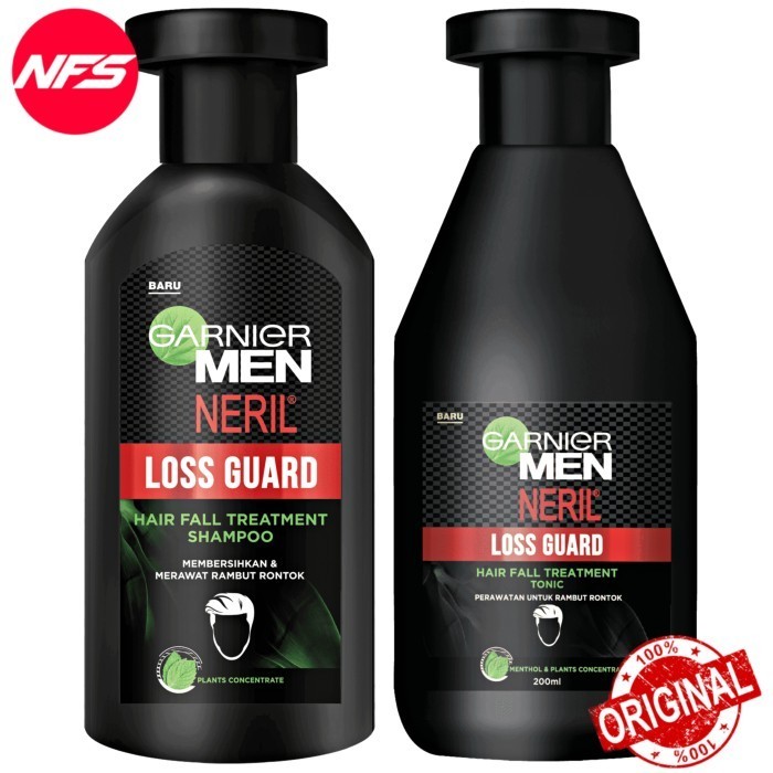 GARNIER MEN NERIL LOSS GUARD 200 ML HAIR FALL TREATMENT-SHAMPOO/TONIC